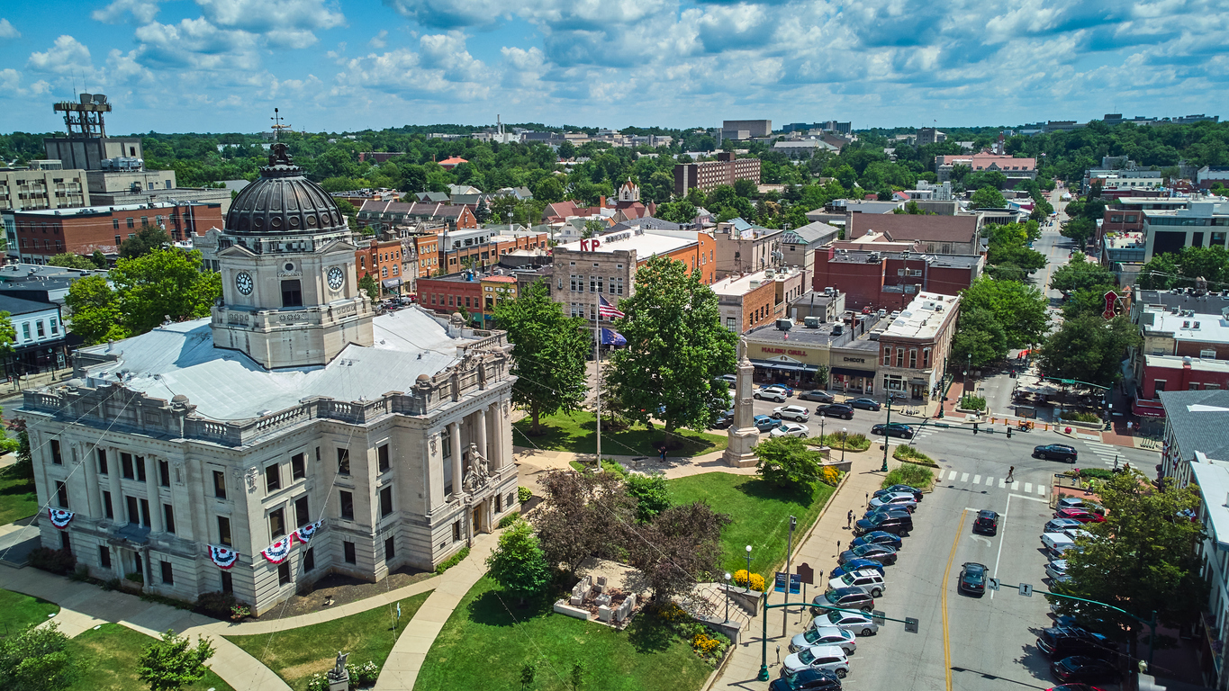 Panoramic Image of Bloomington, IN